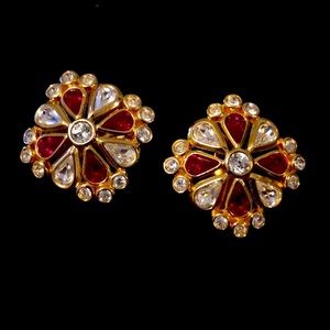 Christian Dior Clip Earrings